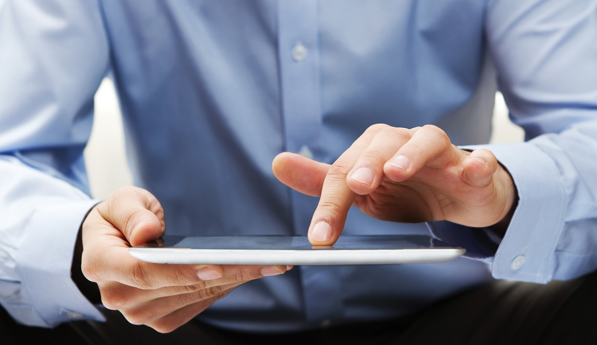 Searching on a tablet