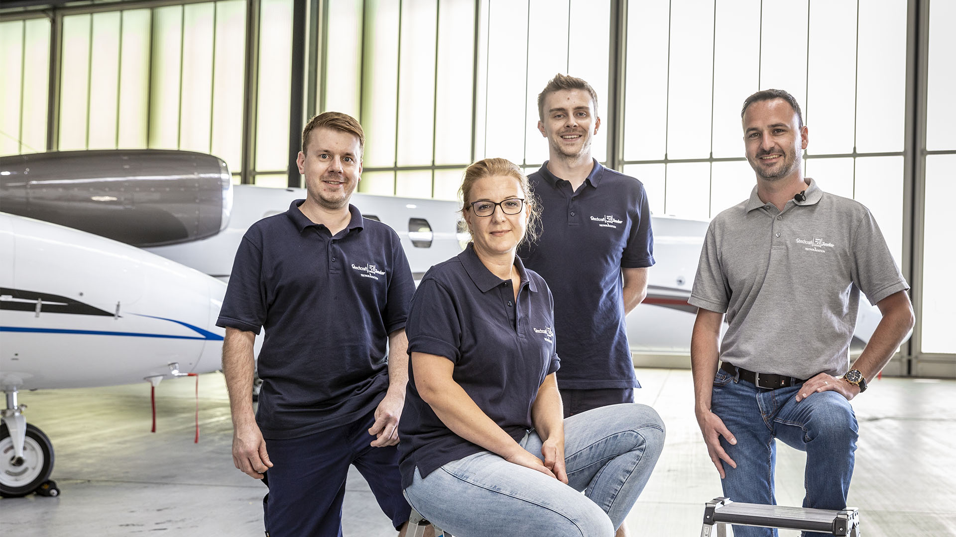 Textron Aviation Stuttgart service team.